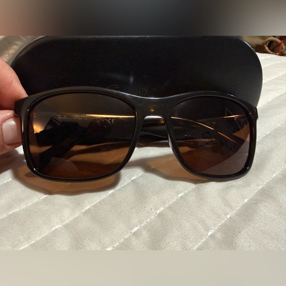 Ray-Ban Brown Frame Sunglasses with Brown Lenses